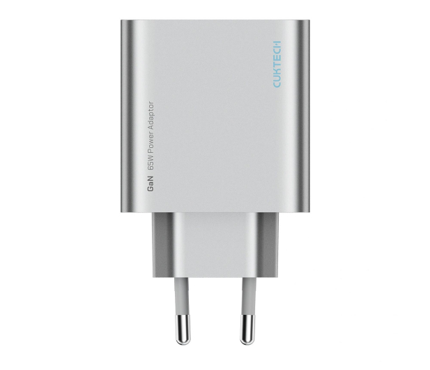 Cuktech Ładowarka sieciowa 65W GaN 2xUSB-C 1xUSB-A - szara - 1487974 - zdjęcie 3
